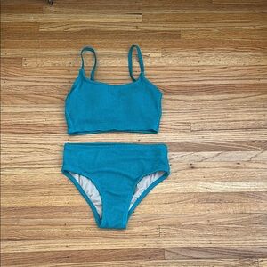 Kona Sol Teal Bikini Set Women’s Small